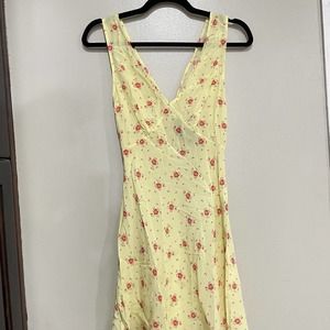 Realisation dress XS floral yellow the isabelli dress verona sleevelss